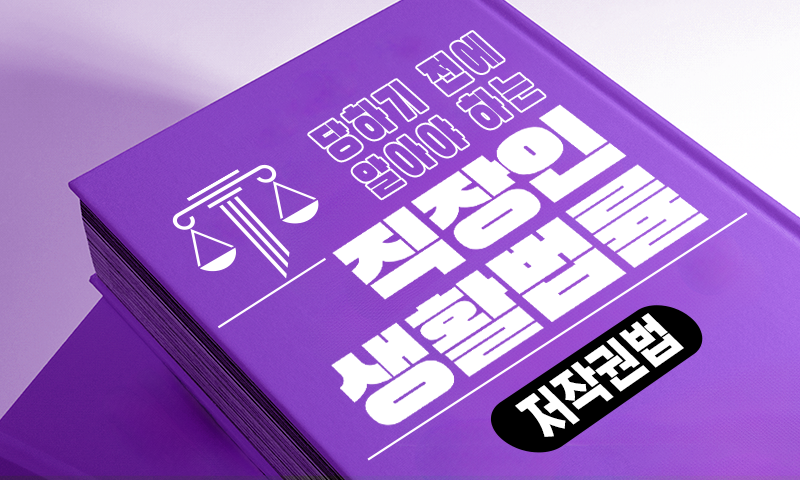 당하기 전에 알아야 하는 직장인 생활법률(저작권법)