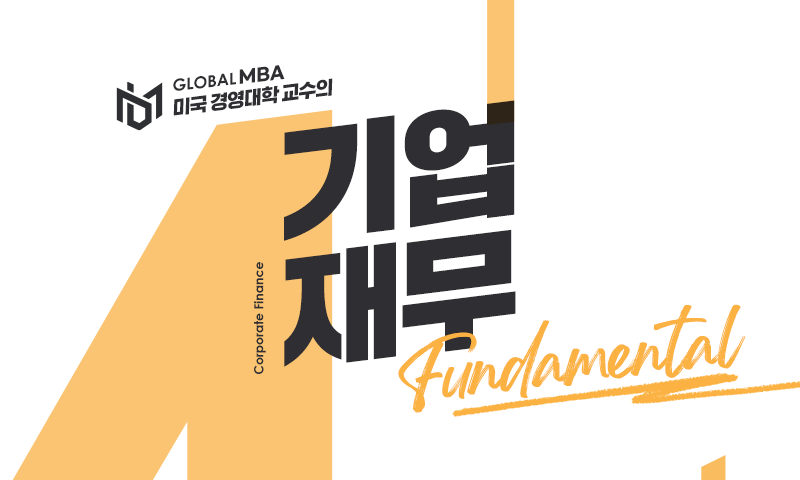 [Global MBA] 미국 경영대학 교수의 기업재무 Fundamental